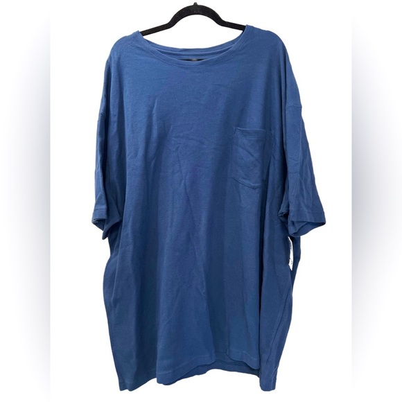 NWT No Boundaries Short Sleeve Thermal Tee, Size 3XL (54-56), Blue - Picture 1 of 5